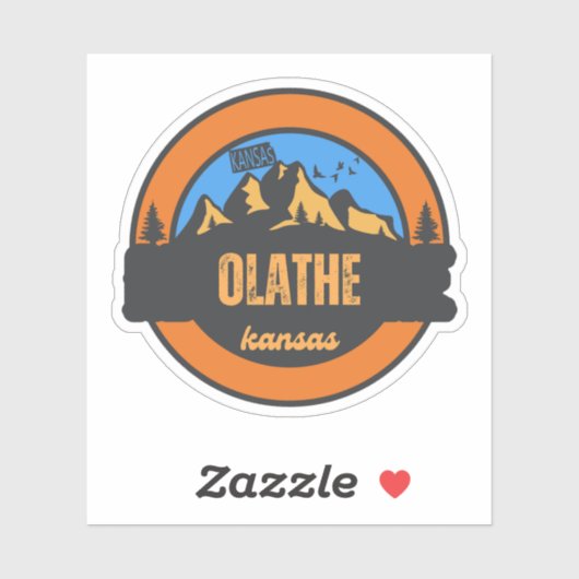 Olathe, Kansas Sticker (Vel)