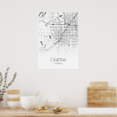 Olathe Map - Kansas - City Map Poster (Keuken)
