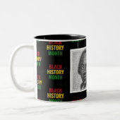 OLAUDAH EQUIANO De Echte | Black History Maand Tweekleurige Koffiemok (Links)