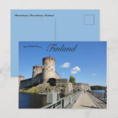 Olavinlinna Castle in Savonlinna Finland Briefkaart (Voorkant / Achterkant)