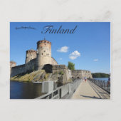 Olavinlinna Castle in Savonlinna Finland Briefkaart (Voorkant)