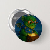 Olbas de vriendelijke draak ronde button 5,7 cm (Voorkant /achterkant)