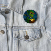 Olbas de vriendelijke draak ronde button 5,7 cm (In situ)