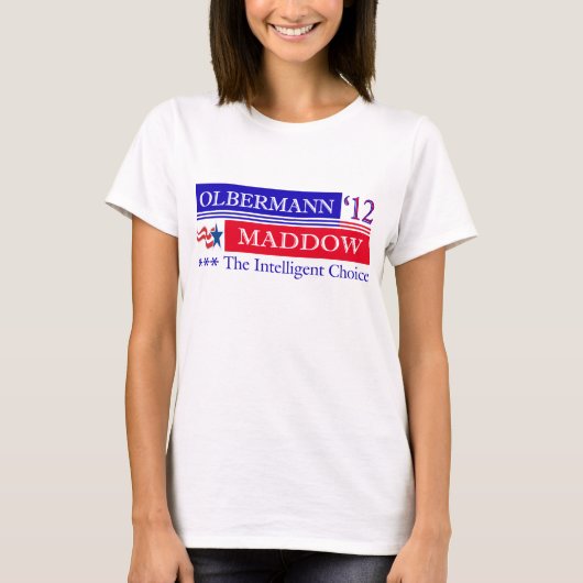 Olbermann Maddow 2012 t-shirt (Voorkant)
