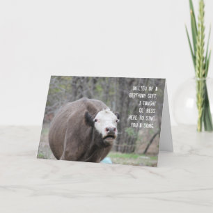 Ol'Bess Birthday Card Kaart