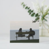 Olcott Beach, NY Briefkaart (Staand voorkant)