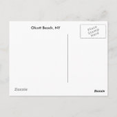 Olcott Beach, NY Briefkaart (Achterkant)