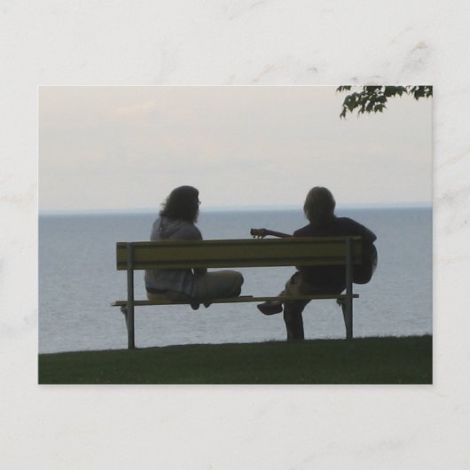 Olcott Beach, NY Briefkaart (Voorkant)