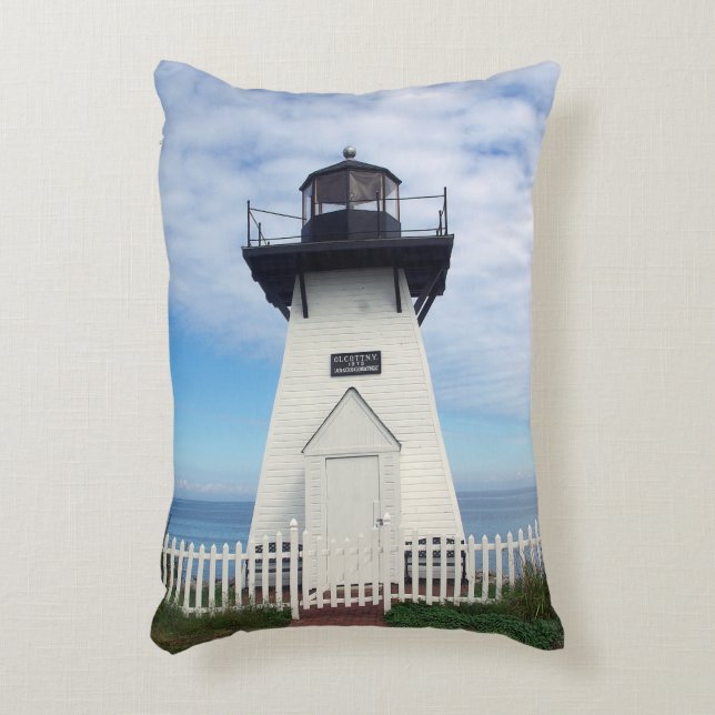 Olcott Lighthouse accentkussen Accent Kussen (Voorkant(Verticaal))