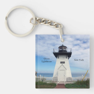 Olcott Lighthouse acrylsleutelketen Sleutelhanger