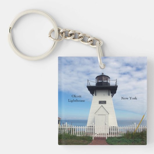 Olcott Lighthouse acrylsleutelketen Sleutelhanger (Voorkant)