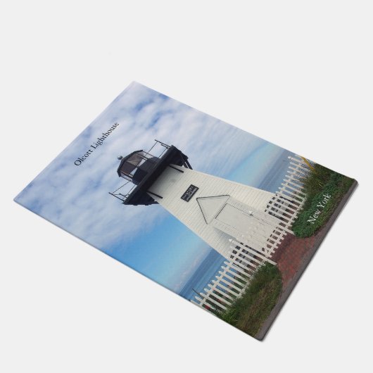Olcott Lighthouse deurmat (Schuin)