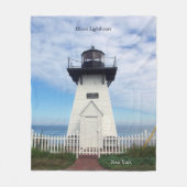 Olcott Lighthouse Fleece Deken (Voorkant)