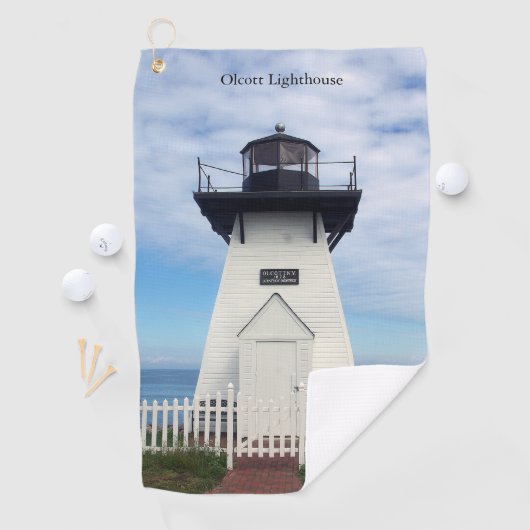 Olcott Lighthouse golfhanddoek (Insitu)
