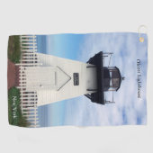 Olcott Lighthouse golfhanddoek (Horizontaal)