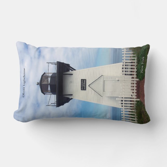 Olcott Lighthouse lumbar pillow Kussen (Voorkant)