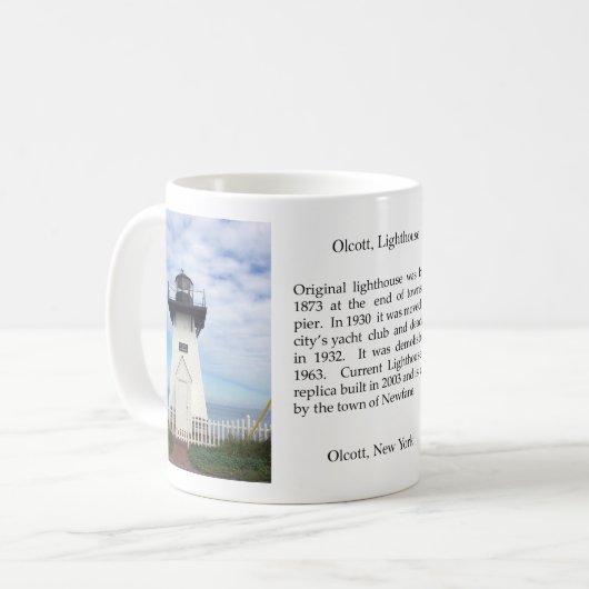 Olcott Lighthouse mok koffie (Voorkant links)