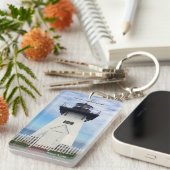 Olcott Lighthouse rect. acryl sleutelketen Sleutelhanger (Voorkant Rechts)