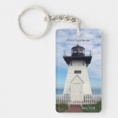 Olcott Lighthouse rect. acryl sleutelketen Sleutelhanger (Voorkant)