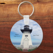 Olcott Lighthouse-sleutelketen Sleutelhanger (Voorkant)