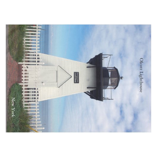 Olcott Lighthouse Tablecloth Tafelkleed (Voorkant (Horizontaal))