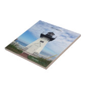 Olcott Lighthouse tile Tegeltje (Zijkant)