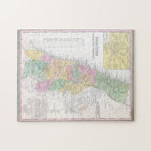 Old 1836 Historic State of Palestine Map Legpuzzel (Horizontaal)