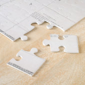 Old 1852 Historic State of Palestine Map Legpuzzel (Zijkant)