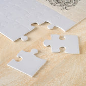 Old 1855 Historic State of Palestine Jerusalem Legpuzzel (Zijkant)