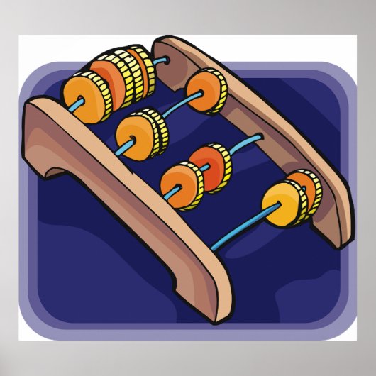 Old Abacus Poster (Voorkant)