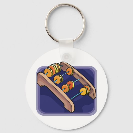 Old Abacus Sleutelhanger (Voorkant)