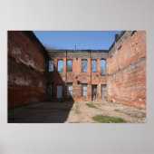 Old Abandoned Building in Shreport, Louisiana Poster (Voorkant)