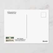 Old Abandoned Store Postcard Briefkaart (Achterkant)