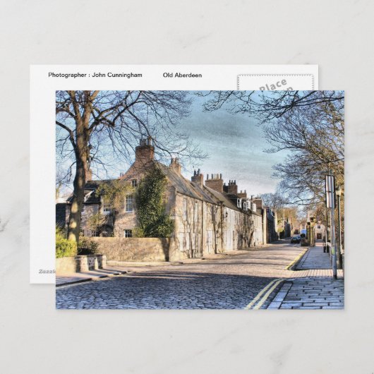 Old Aberdeen Scotland Briefkaart (Voorkant / Achterkant)