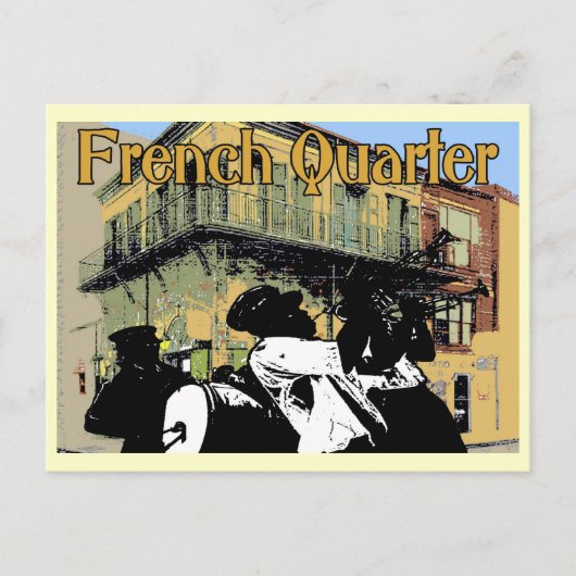Old Absinthe House Brass Band, French Quarter, New Briefkaart (Voorkant)