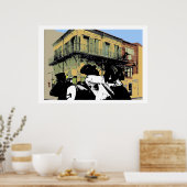 Old Absinthe House Brass Band Poster (Keuken)