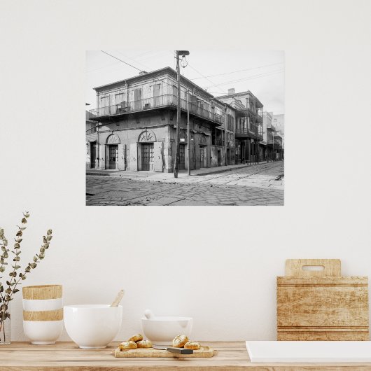 Old Absinthe House, New Orleans: 1906 Poster (Keuken)