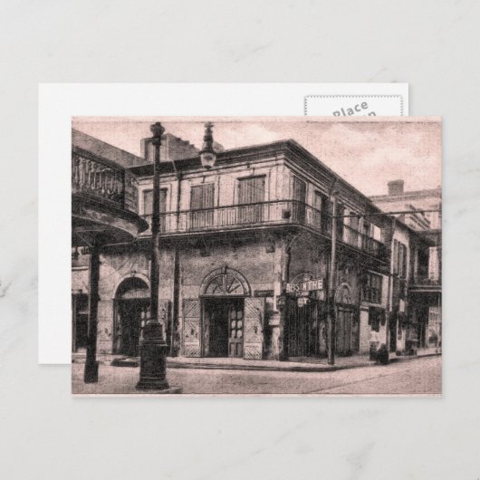 Old Absinthe House New Orleans Briefkaart (Voorkant / Achterkant)