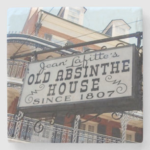 Old Absinthe House Onderzetter, New Orleans, Louis Stenen Onderzetter
