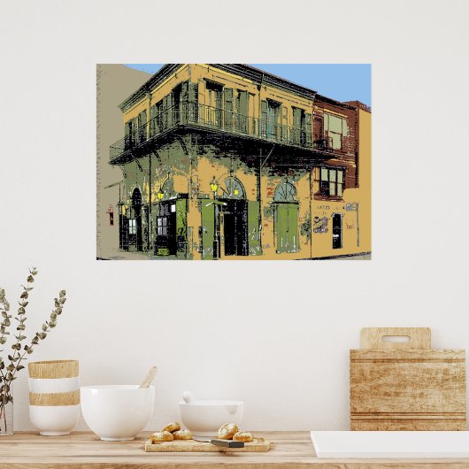 Old Absinthe House Poster (Keuken)