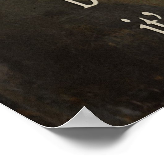 Old Accordion Man Poster (Hoek)