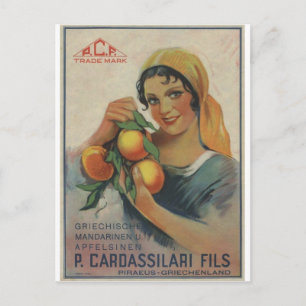 Old Advert Cardassilari Fils Briefkaart