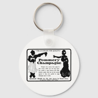 Old Advert Pommery Champagne Sleutelhanger