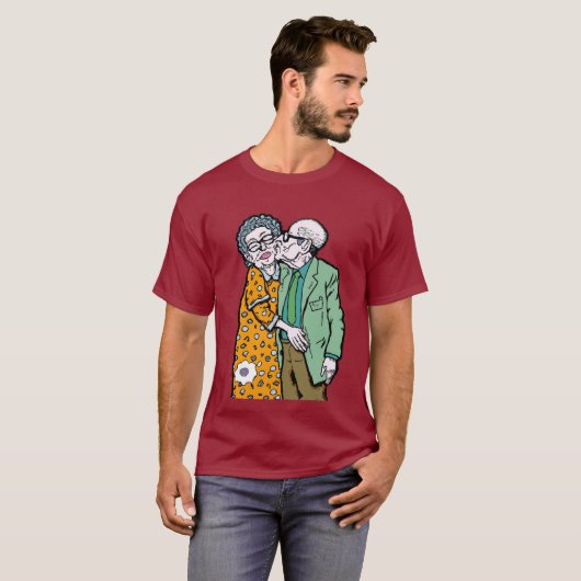 Old Age Happiness T-shirt (Voorkant volledig)