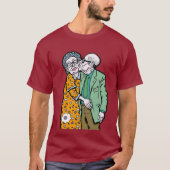 Old Age Happiness T-shirt (Voorkant)