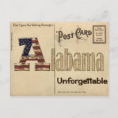 Old Alabama Postcard Briefkaart (Voorkant)