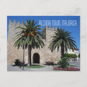 Old Alcudia Town Majorca Mallorca Spain Souvenir Briefkaart