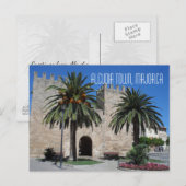 Old Alcudia Town Majorca Mallorca Spain Souvenir Briefkaart (Voorkant / Achterkant)