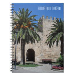 Old Alcudia Town Majorca Spain Vacation Souvenir Notitieboek