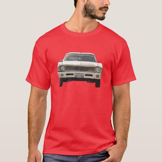 old american car chevy nova funny t-shirt (Voorkant)